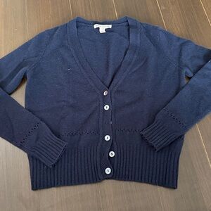 Autumn Cashmere Navy Blue Women's Sweater